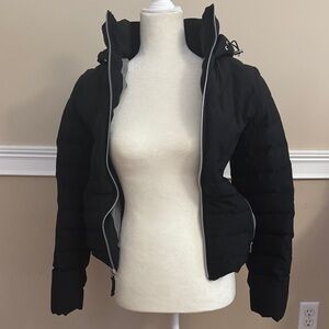 Abercrombie & Fitch Black Puffer Jacket